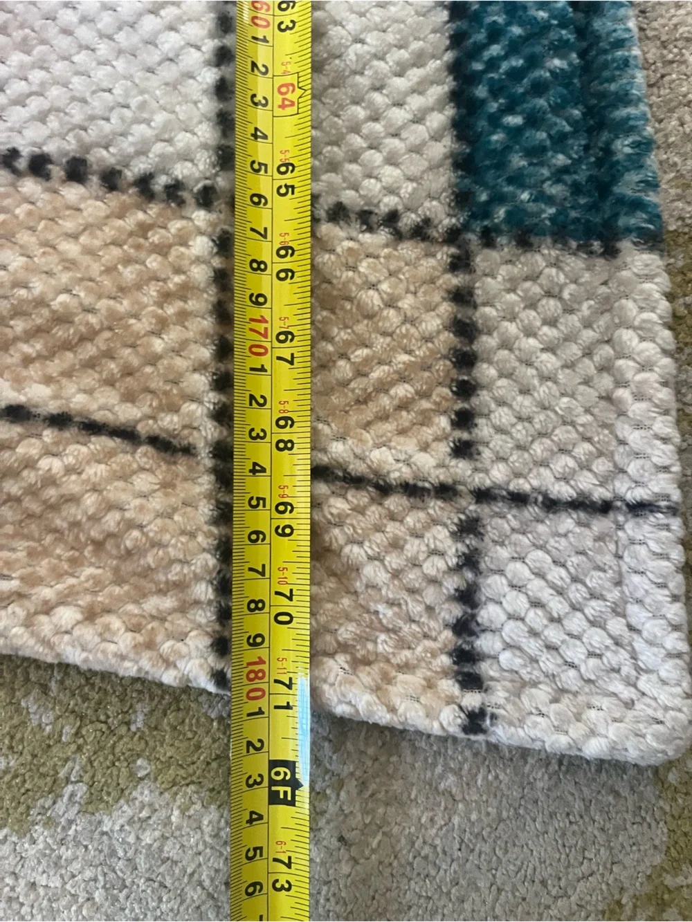 Better homes and garden plush Multi-Color Check Blanket Throw